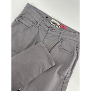 KaydenK Slim Fit Men's Size 32x32 Gray Casual Jeans
